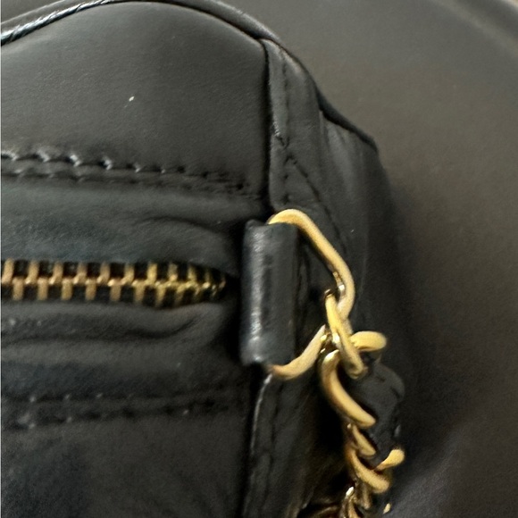 Authentic CHANEL Lambskin Quilted Tassel Camera Case Black - Picture 5 of 12